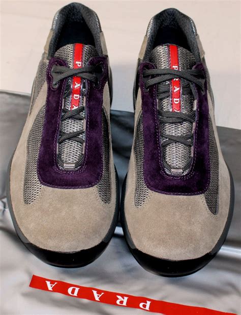 prada sport suede purple.